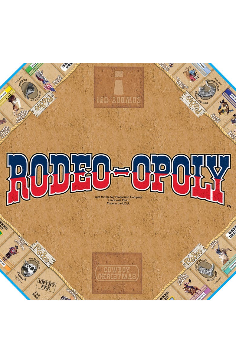 Late for the Sky Rodeoopoly Themed Family Board Game, Ages 8+, Alternate, color, Multicolored