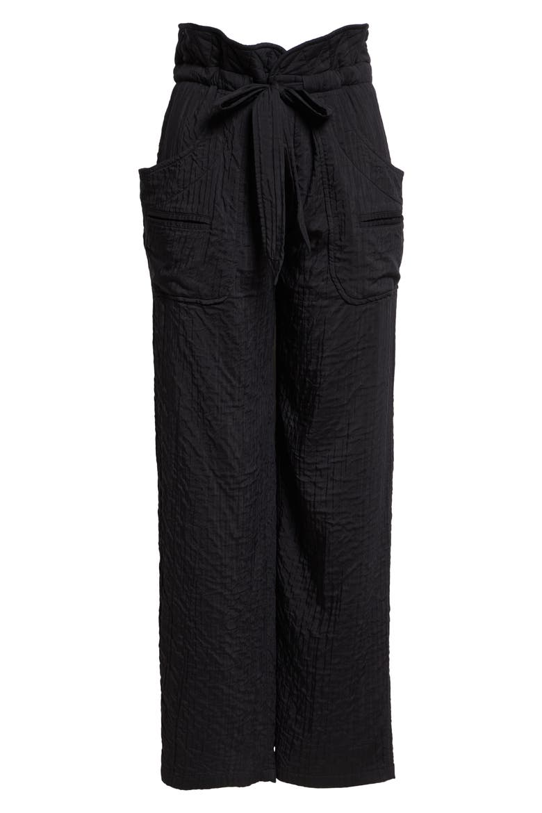 Serida Drawstring Pants, Alternate, color, BLACK