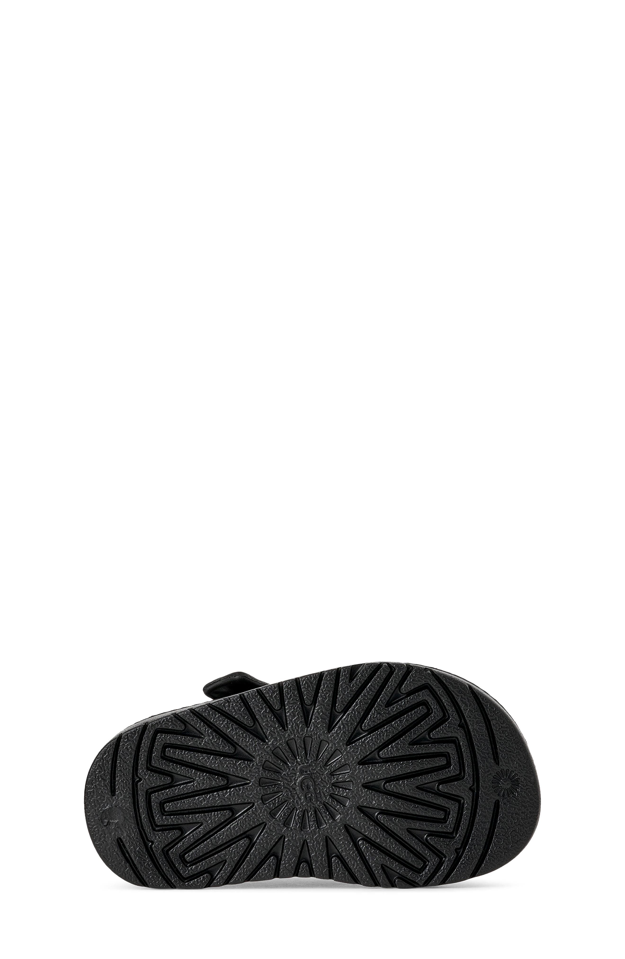 UGG<sup>®</sup> Kids' GoldenGlow Water Friendly Sandal, Alternate, color, Black
