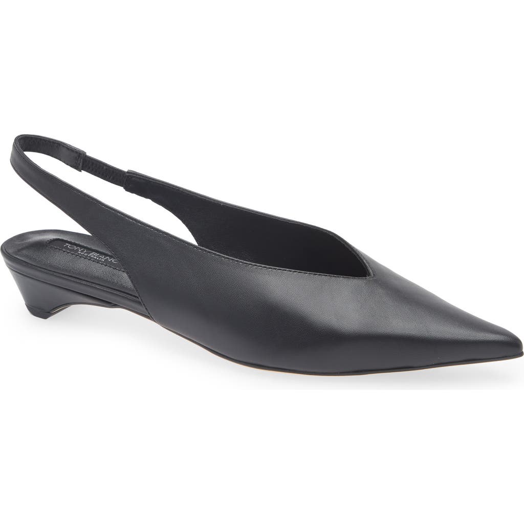 Tony Bianco Esmae Slingback Pump In Black Nappa