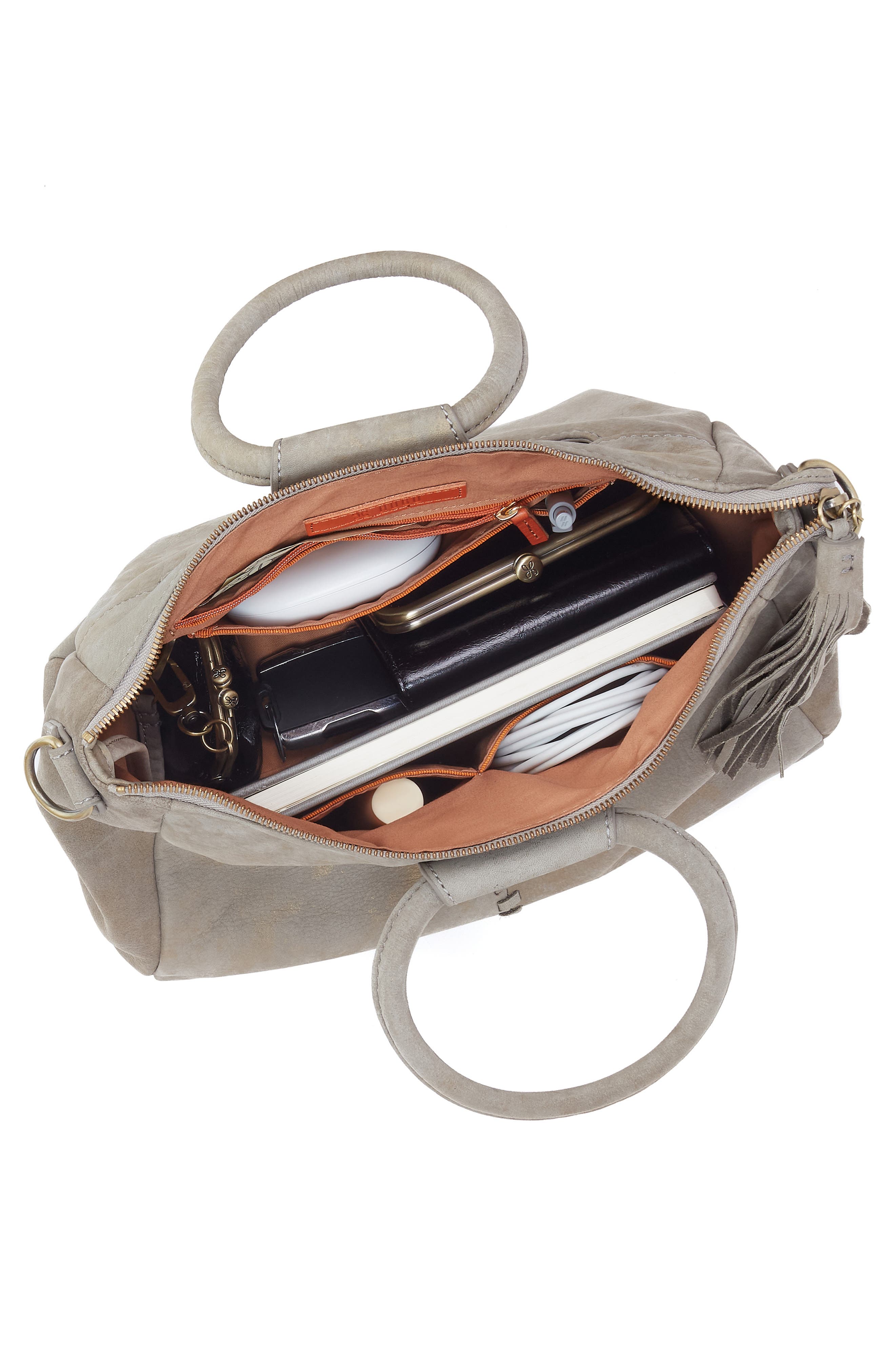 HOBO Sheila Medium Satchel, Alternate, color, Golden Granite