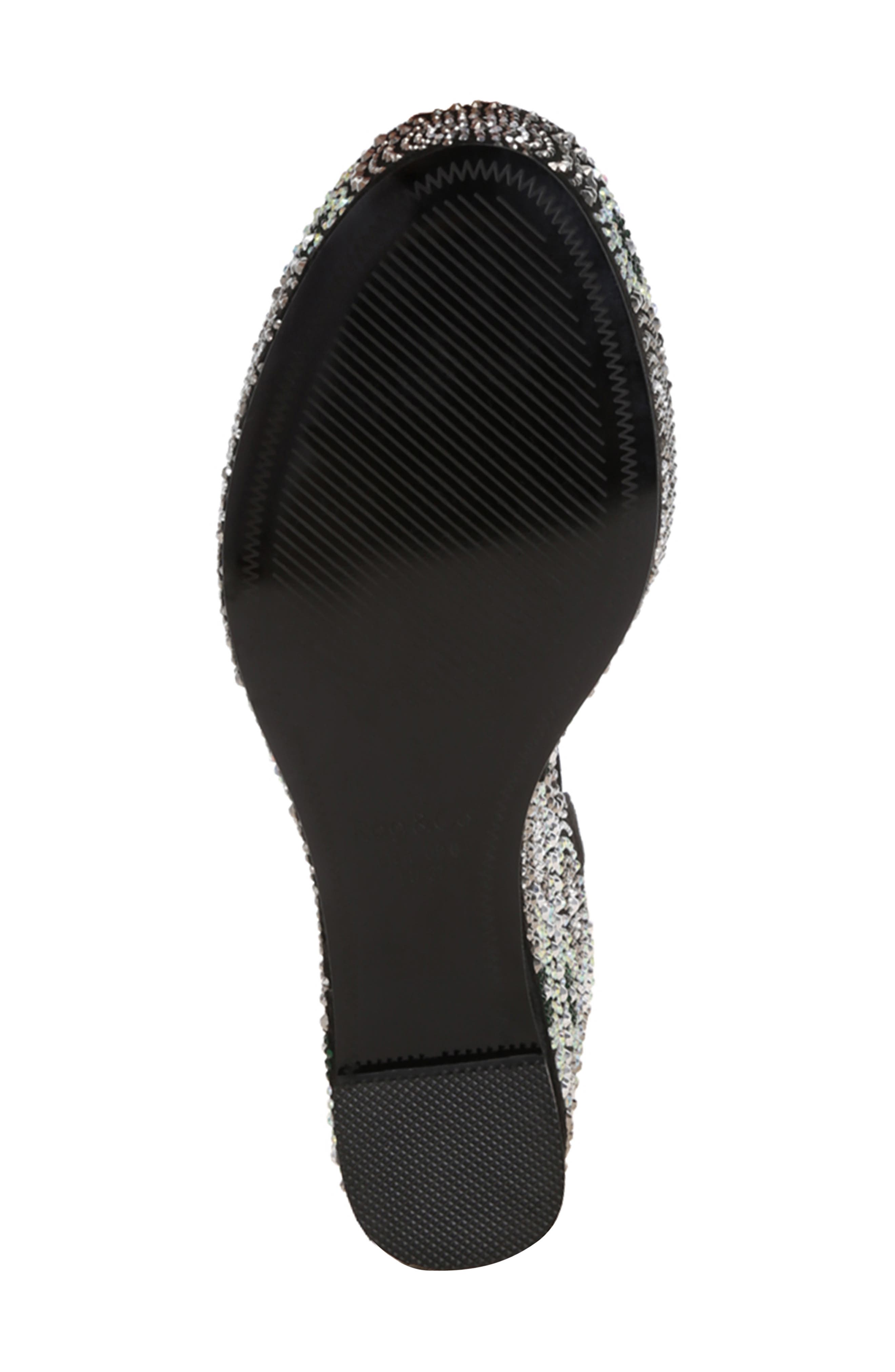 Mandala Wedge Sandal, Alternate, color, BLACK SUEDE