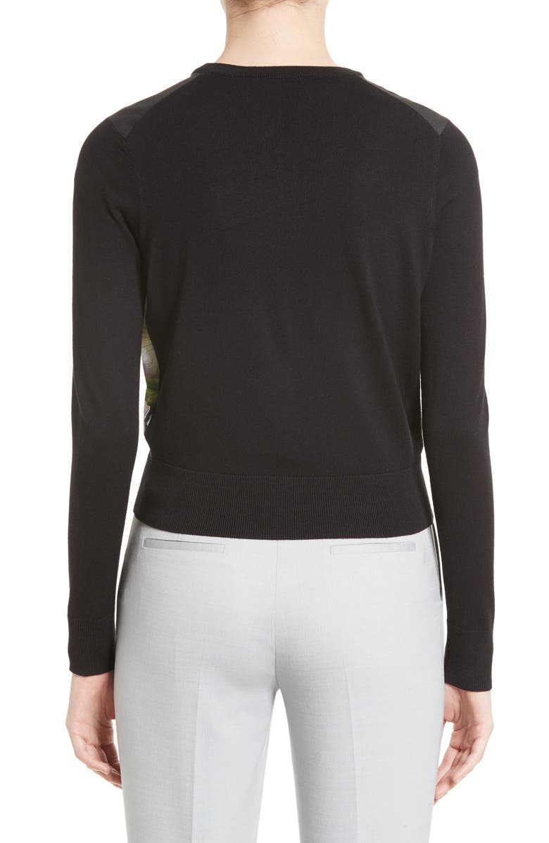 Ted Baker London Teelie Mixed Media Cardigan, Main, color, 