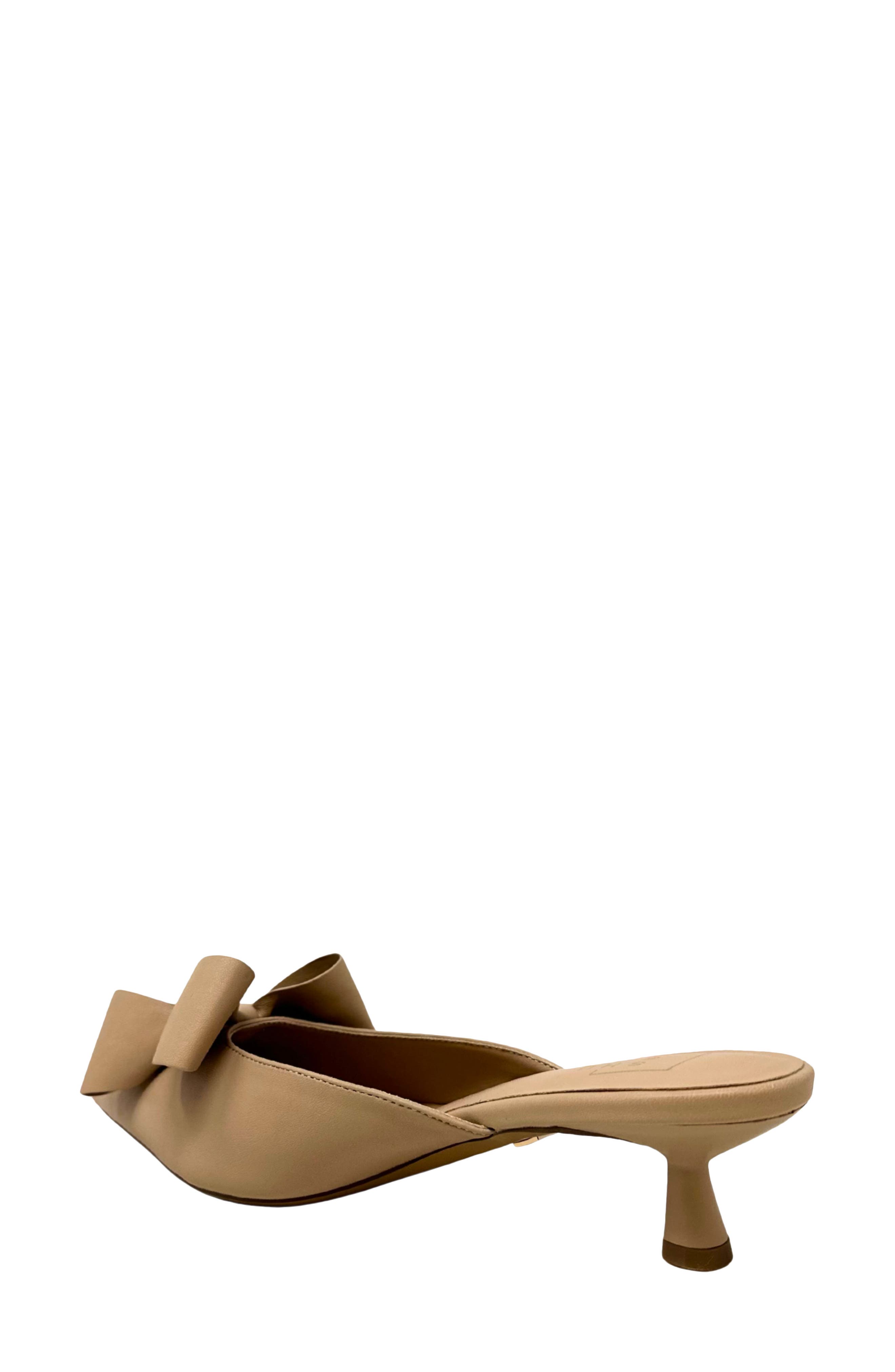 Nell Pointed Toe Kitten Heel Mule, Alternate, color, BEIGE