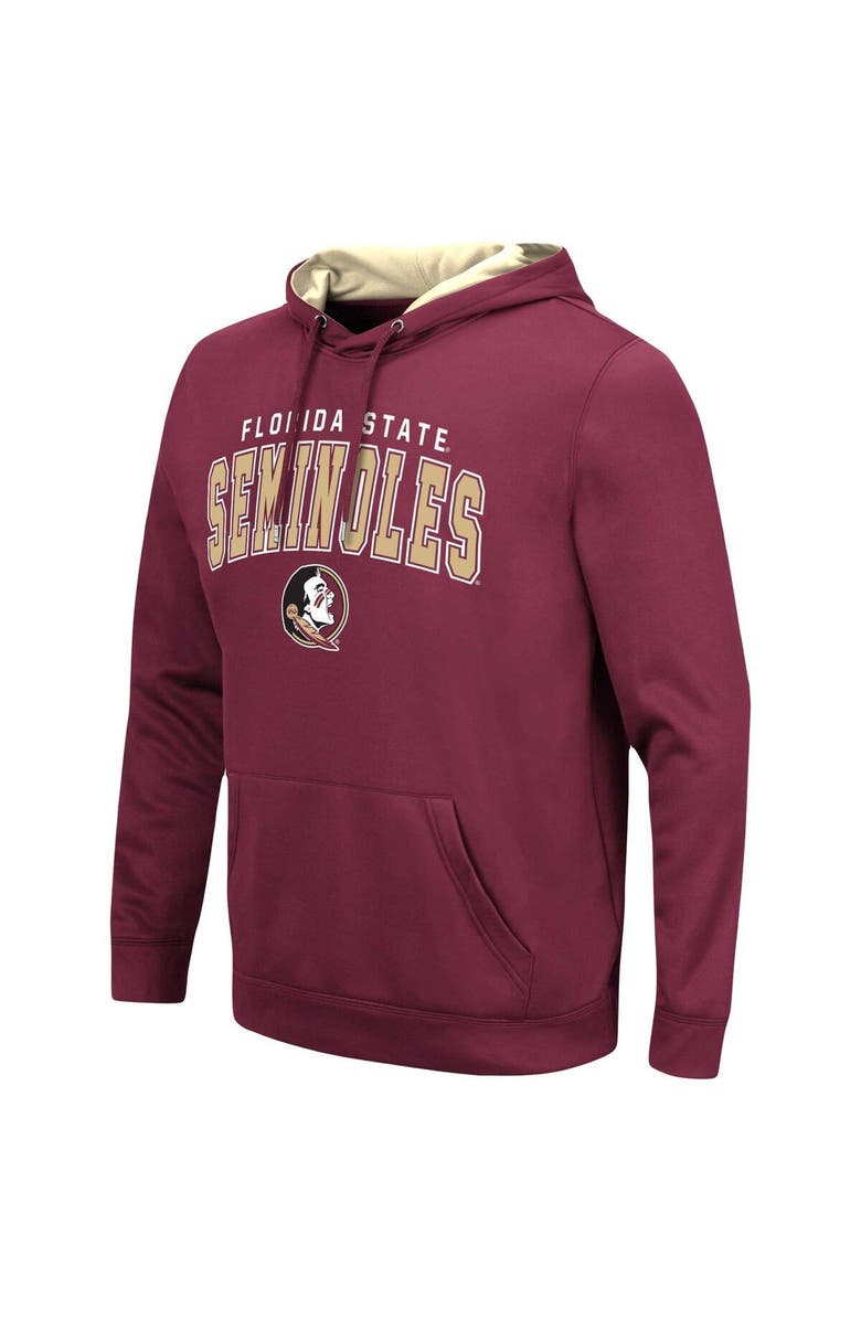 COLOSSEUM Men's Colosseum Garnet Florida State Seminoles Resistance Pullover Hoodie, Alternate, color, 