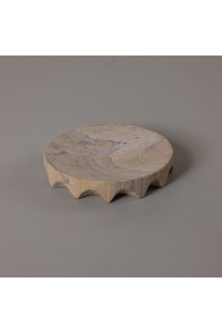 Rainbow Sandstone Trinket Dish, Alternate, color, Rainbow