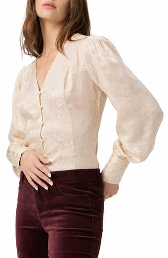 PAIGE Marielle Floral Silk Top