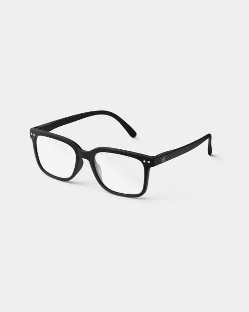 Izipizi #l 54mm Rectangular Reading Glasses In Black
