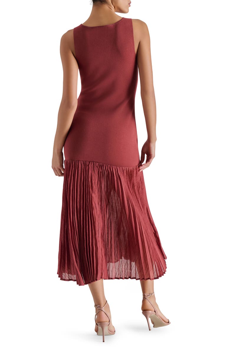 Steve Madden Sorella Sleeveless Drop Waist Midi Dress, Alternate, color, 