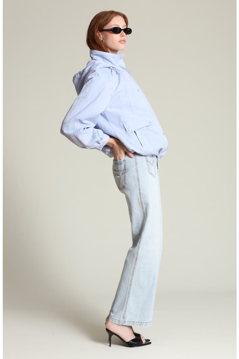 Balloon Bomber Jacket, Alternate, color, PERIWINKLE