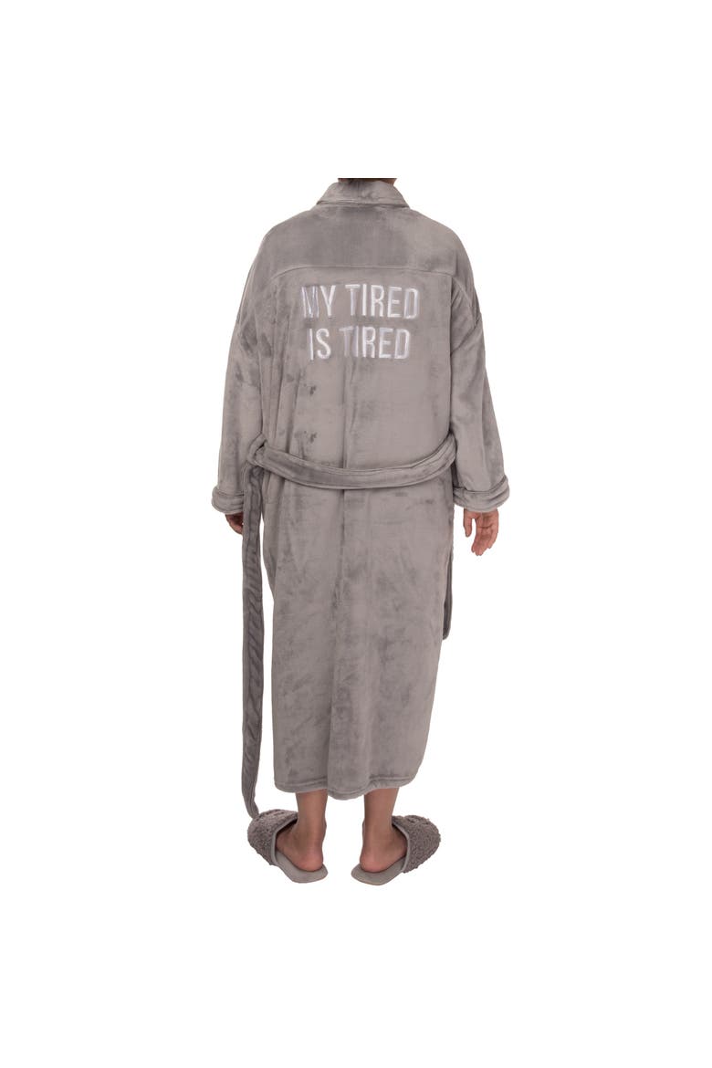 My Tired Is Tired Robe Small/Medium Grey, Main, color, Grey
