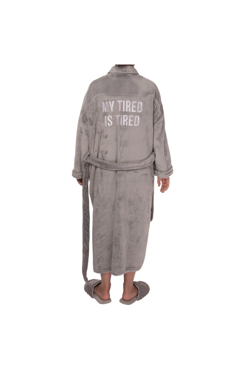 Totalee Gift My Tired Is Tired Robe Small/Medium Grey, Main, color, Grey