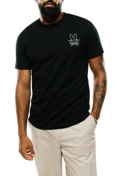 Piers Back Graphic Pima Cotton T-Shirt