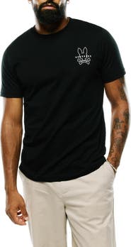 Psycho Bunny Piers Back Graphic Pima Cotton T-Shirt
