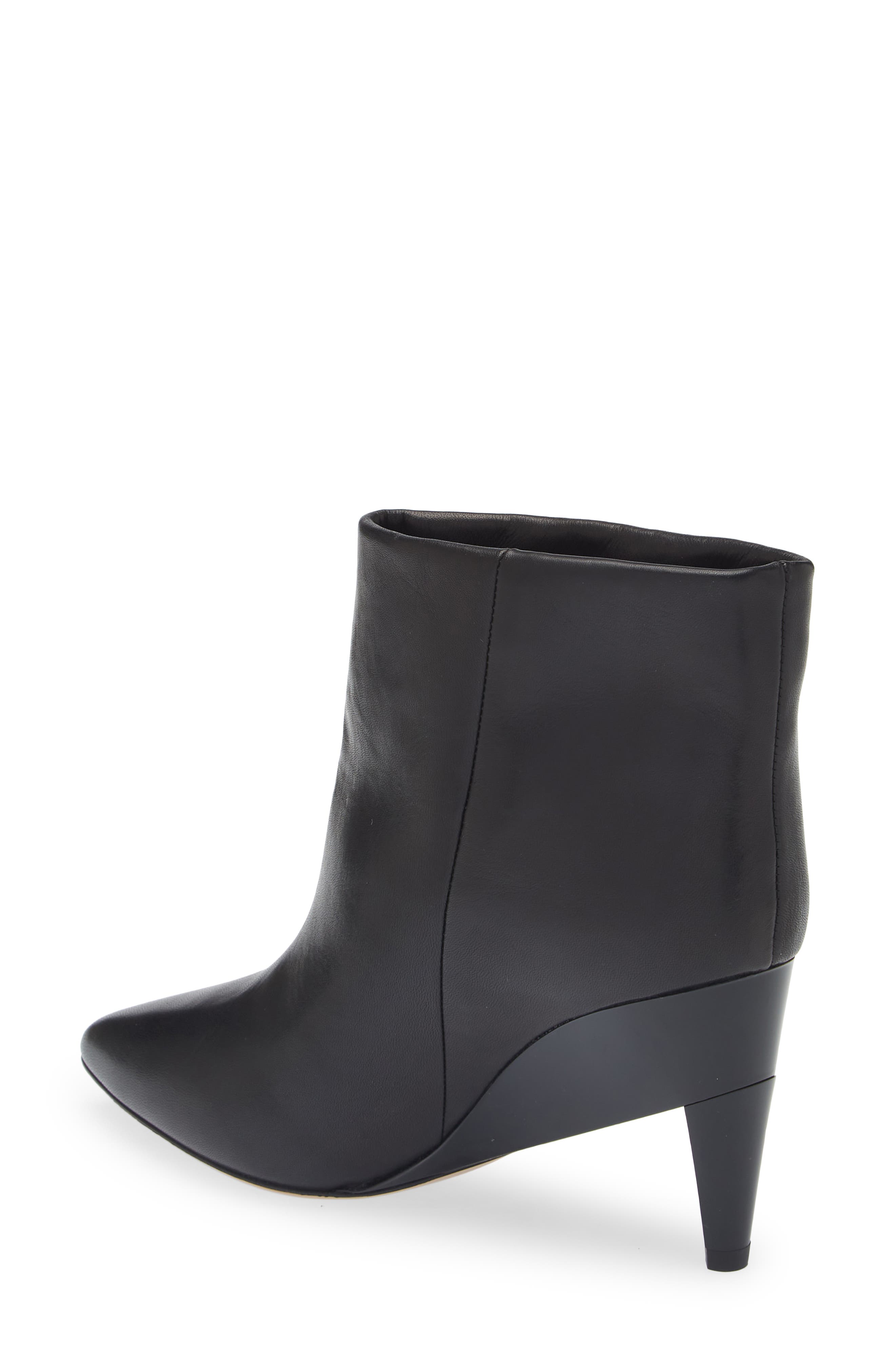 Isabel Marant Dylvee Wedge Pointed Toe Bootie, Alternate, color, Black