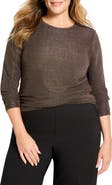 NIC+ZOE Diamonte Long Sleeve Knit Top