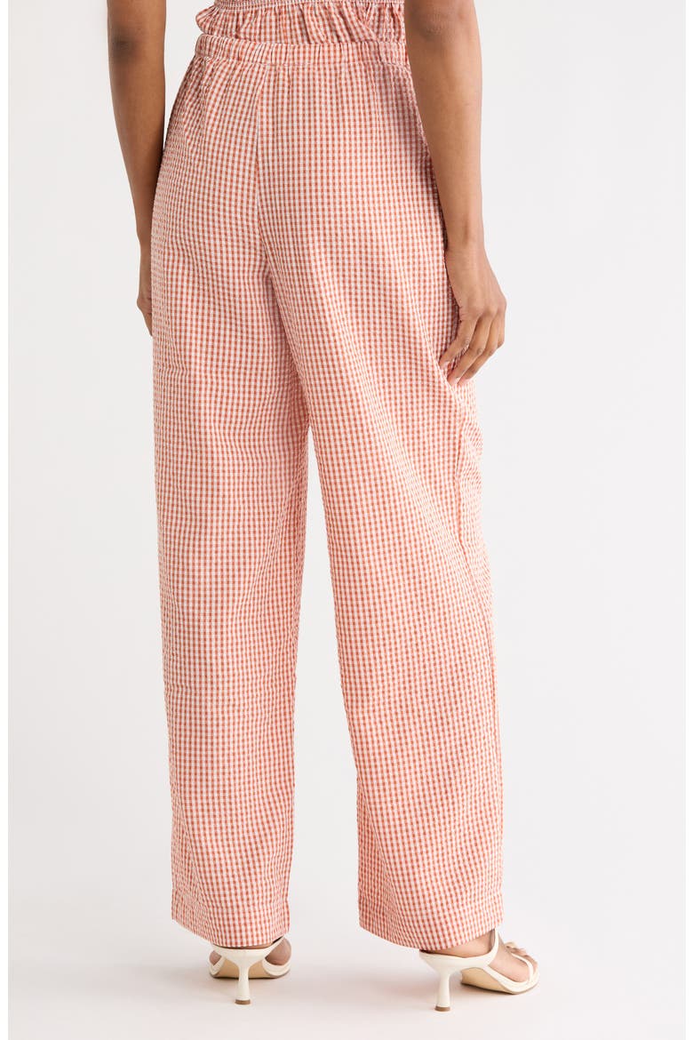 Seersucker Drawstring Pants, Alternate, color, CLAY SEERSUCKER