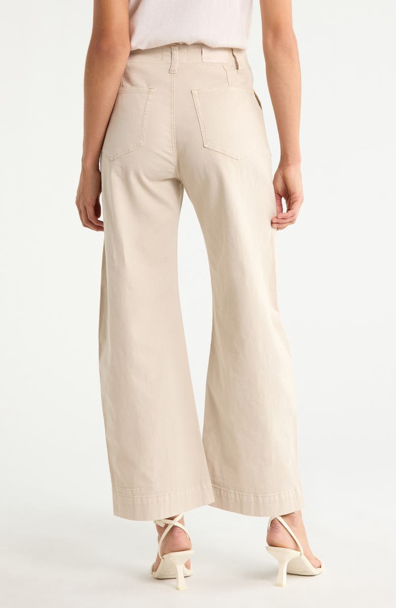 PAIGE Arellia Drawstring High Waist Ankle Barrel Pants, Alternate, color, Vintage Biscotti