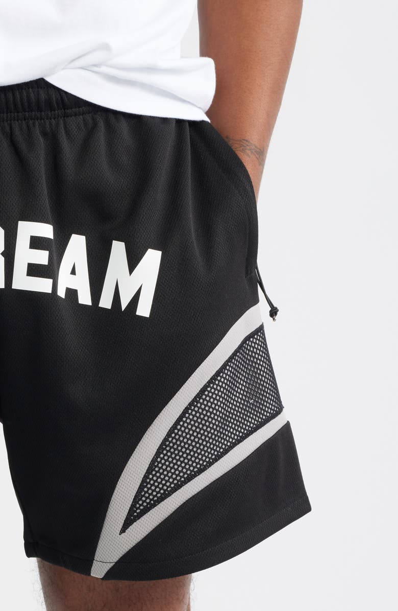 ICECREAM Catch Logo Shorts, Alternate, color, Black