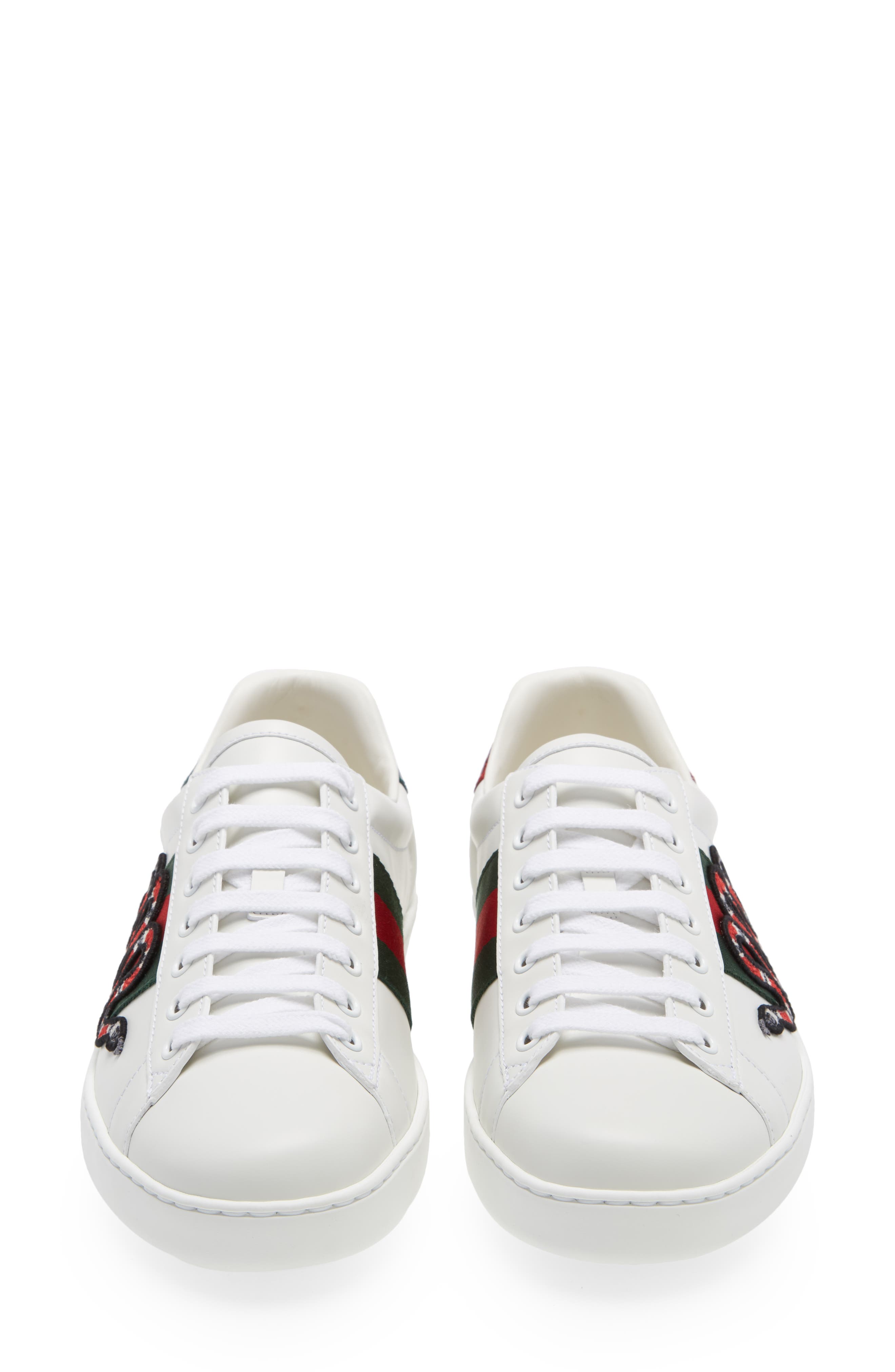 Gucci Ace Low Top Sneaker, Alternate, color, 