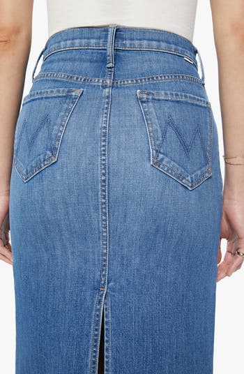 MOTHER The Pencil Pusher Denim Skirt | Nordstrom