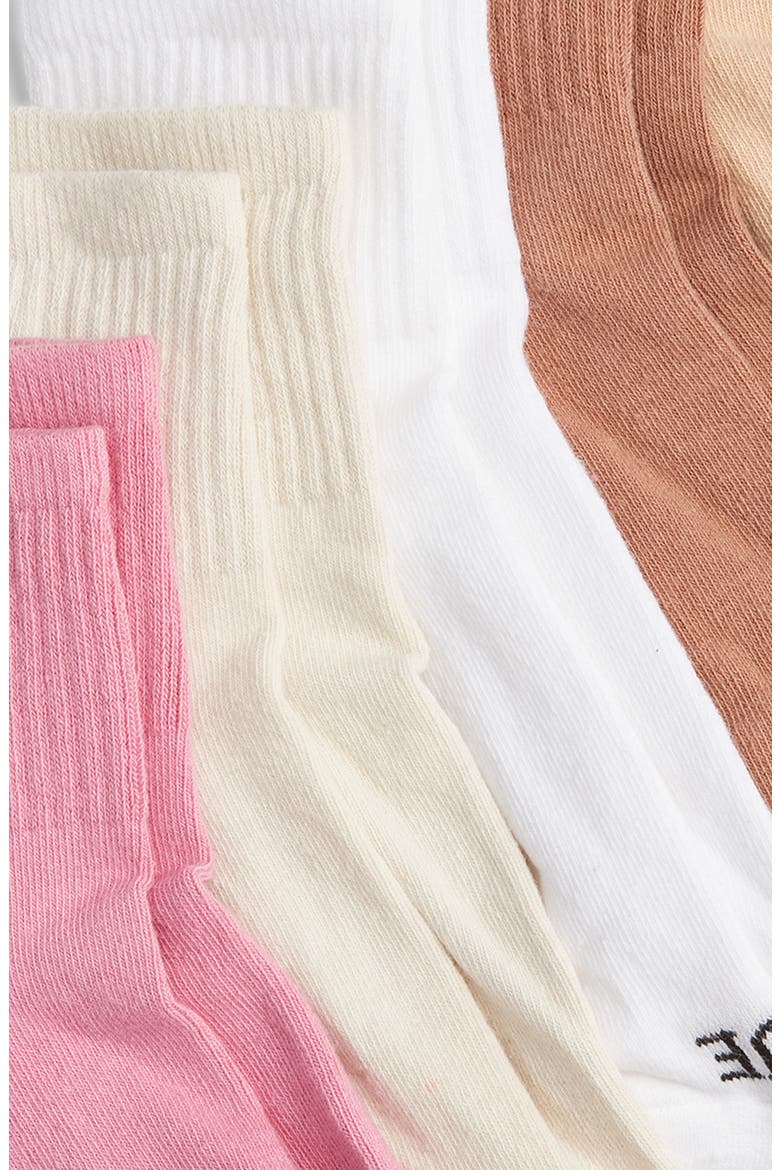 6-Pack Mini Crew Socks, Alternate, color, BEAUTY PACK