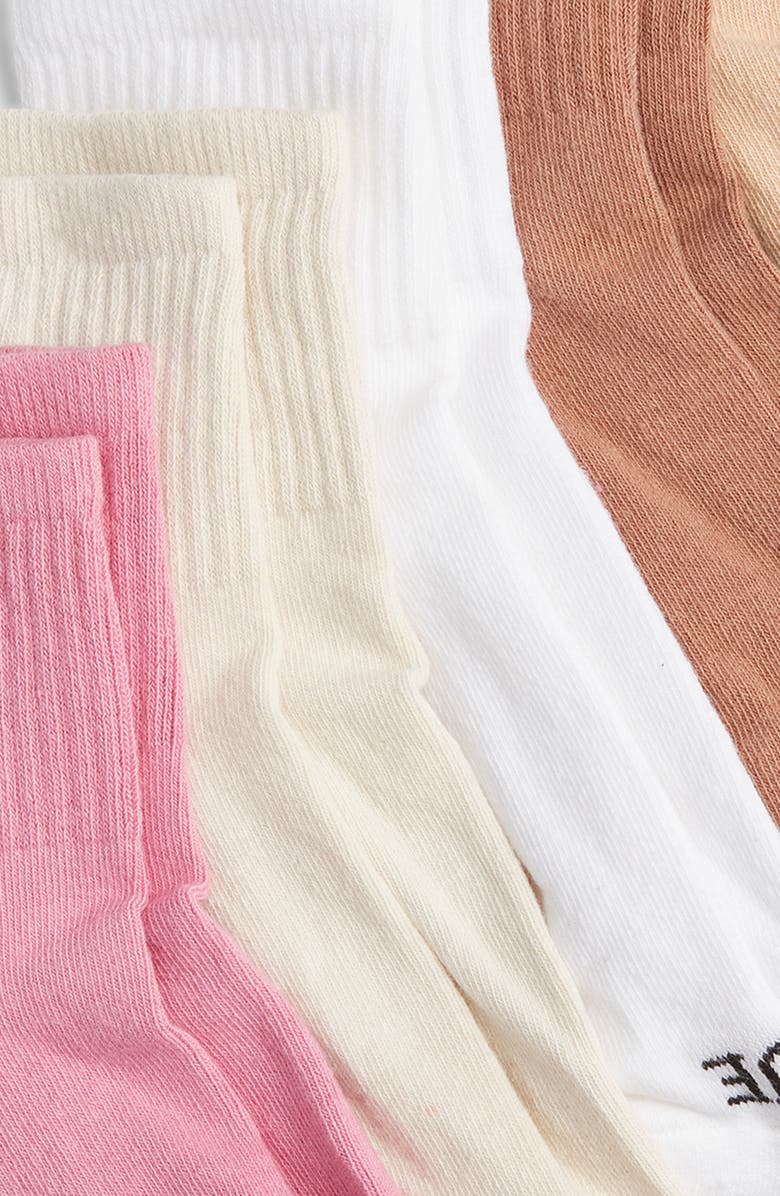 Hue 6-Pack Mini Crew Socks, Alternate, color, Beauty Pack