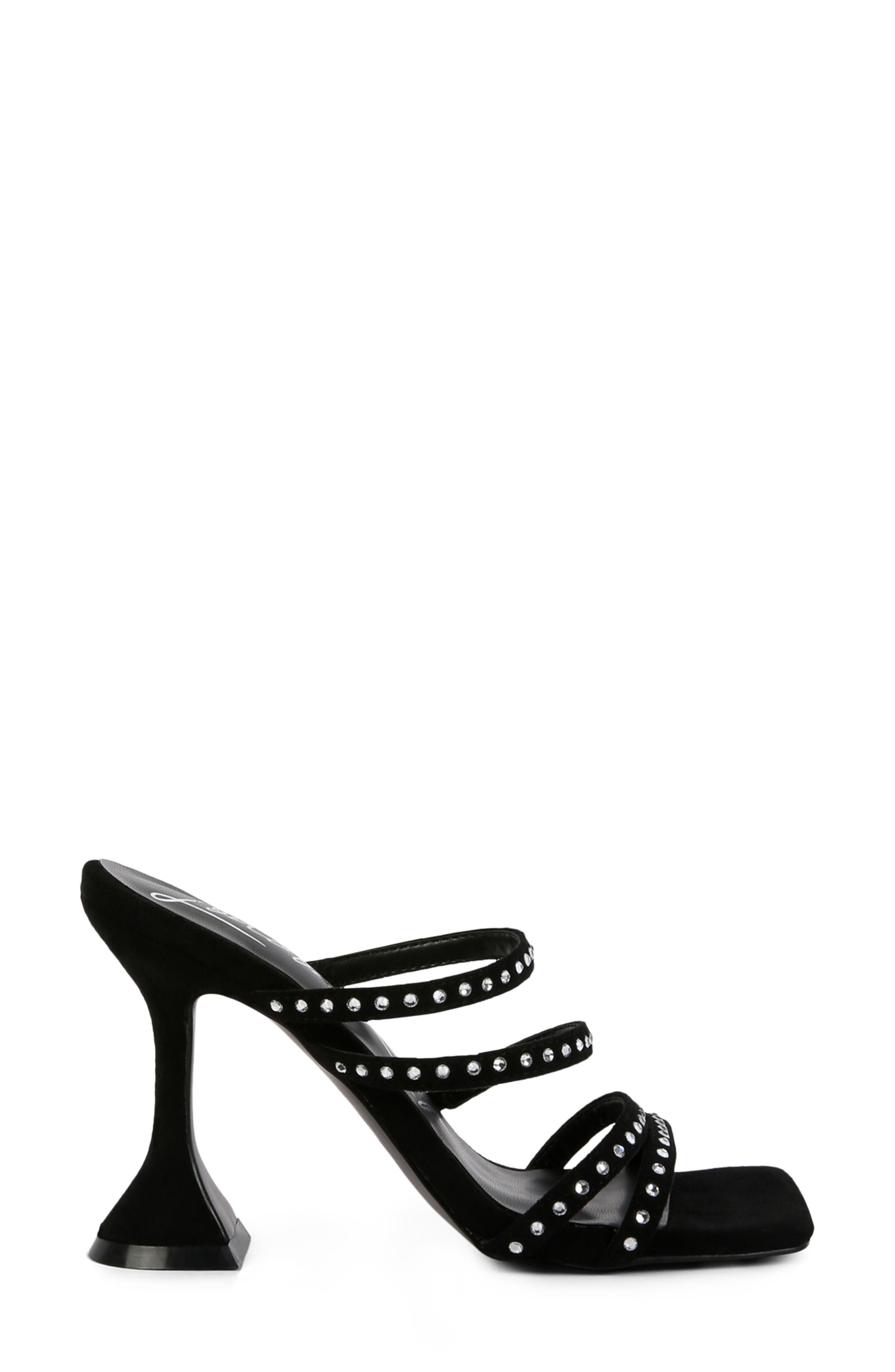 LONDON RAG Face Me Studded Slide Sandal, Alternate, color, 