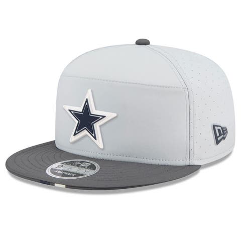 Men's New Era  Gray/Graphite Dallas Cowboys 2025 NFL Training Camp Split Panel 9FIFTY Snapback Hat