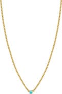Zoë Chicco Turquoise Pendant Necklace