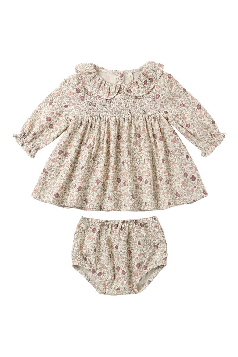 Callie Floral Dress & Bloomers Set, Main, color, ROSE GARDEN