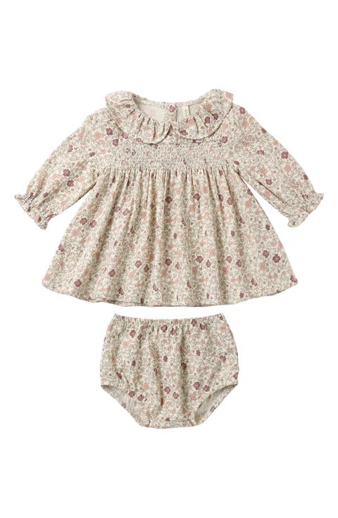 Callie Floral Dress & Bloomers Set