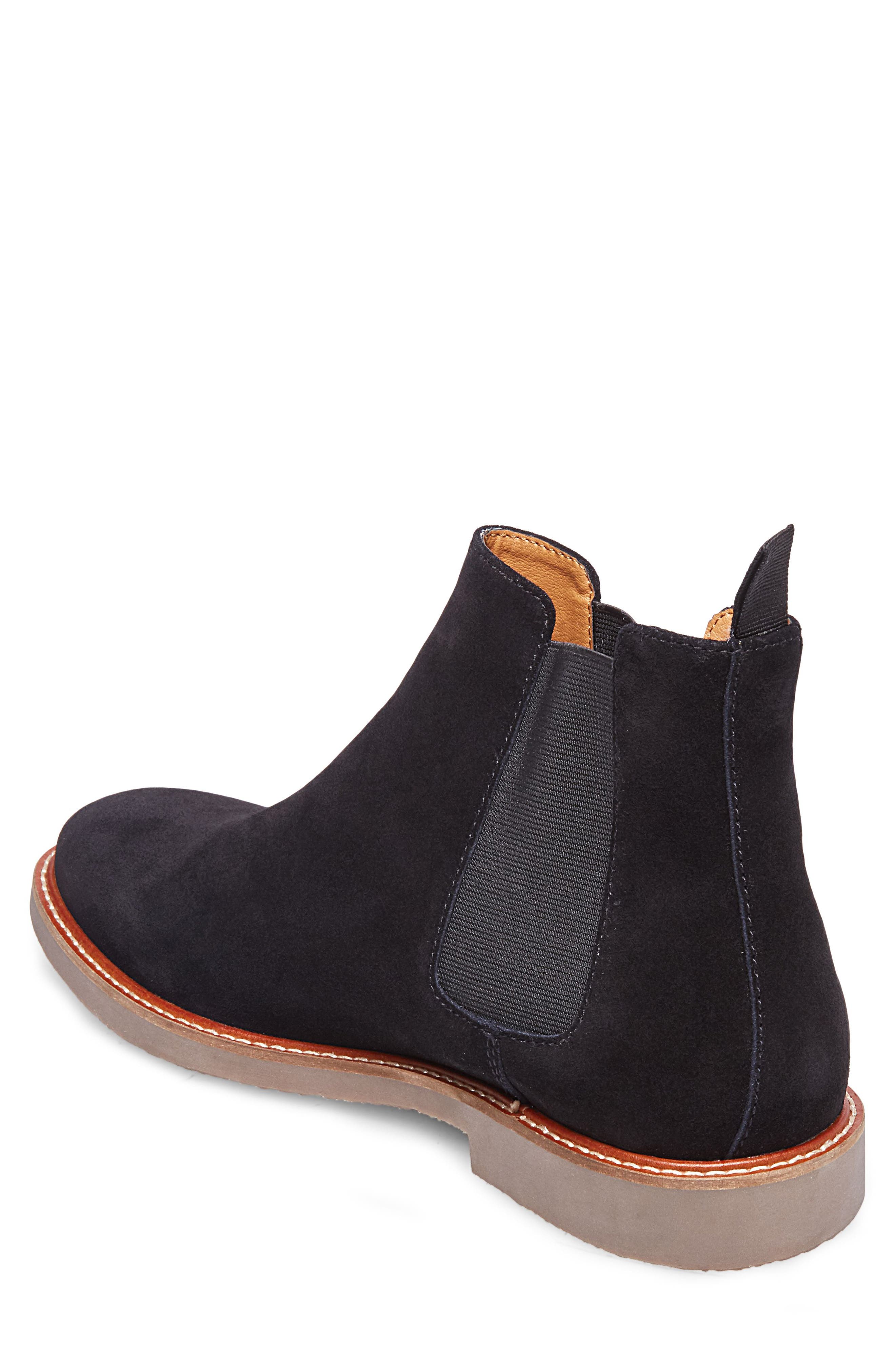 Steve Madden MADDEN Highline Chelsea Boot, Alternate, color, Black Suede