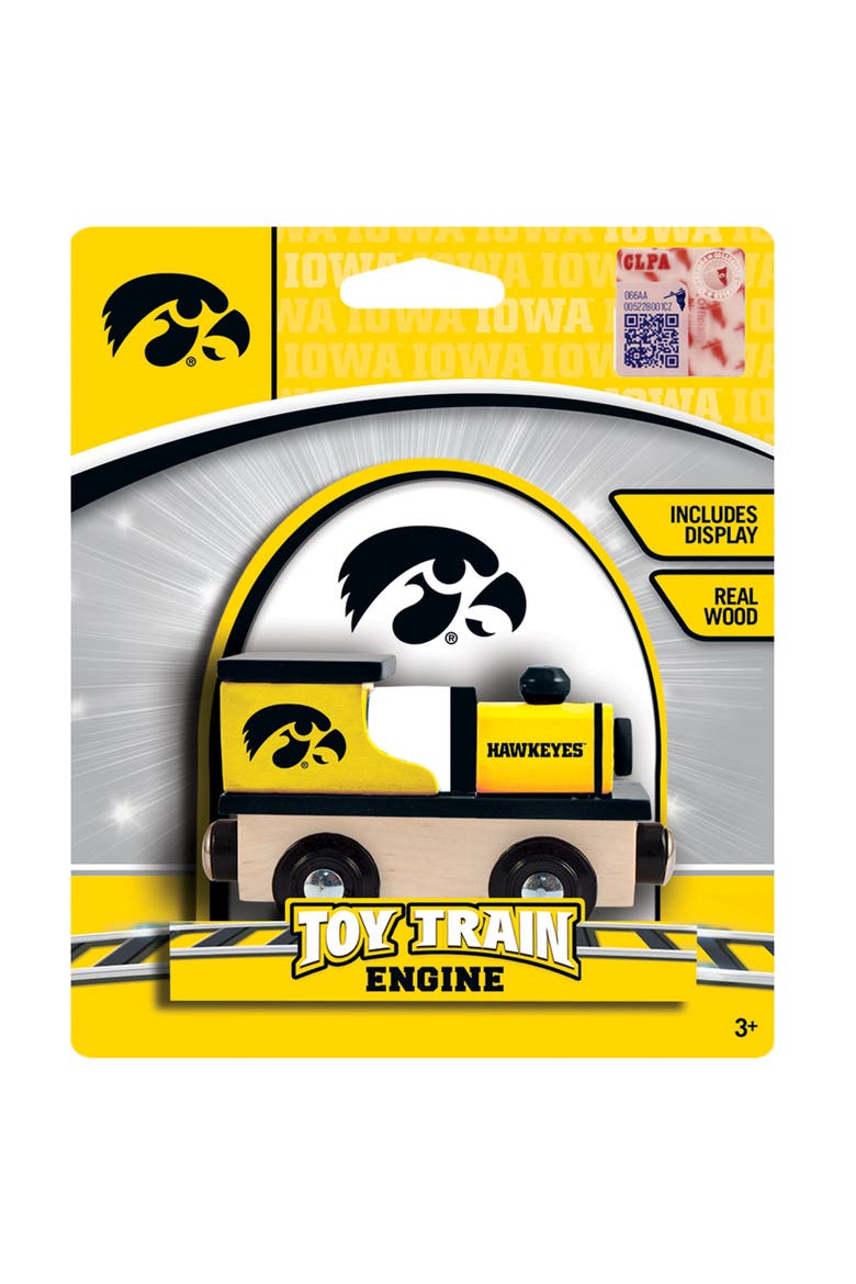 Iowa Hawkeyes Toy Train Engine, Alternate, color, Multicolor