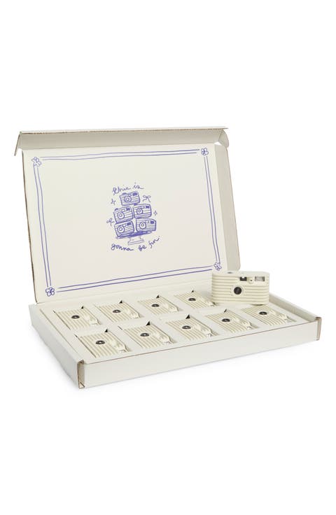 Set of 10 Atlas Zero-Wasted Disposable Camera Wedding Box