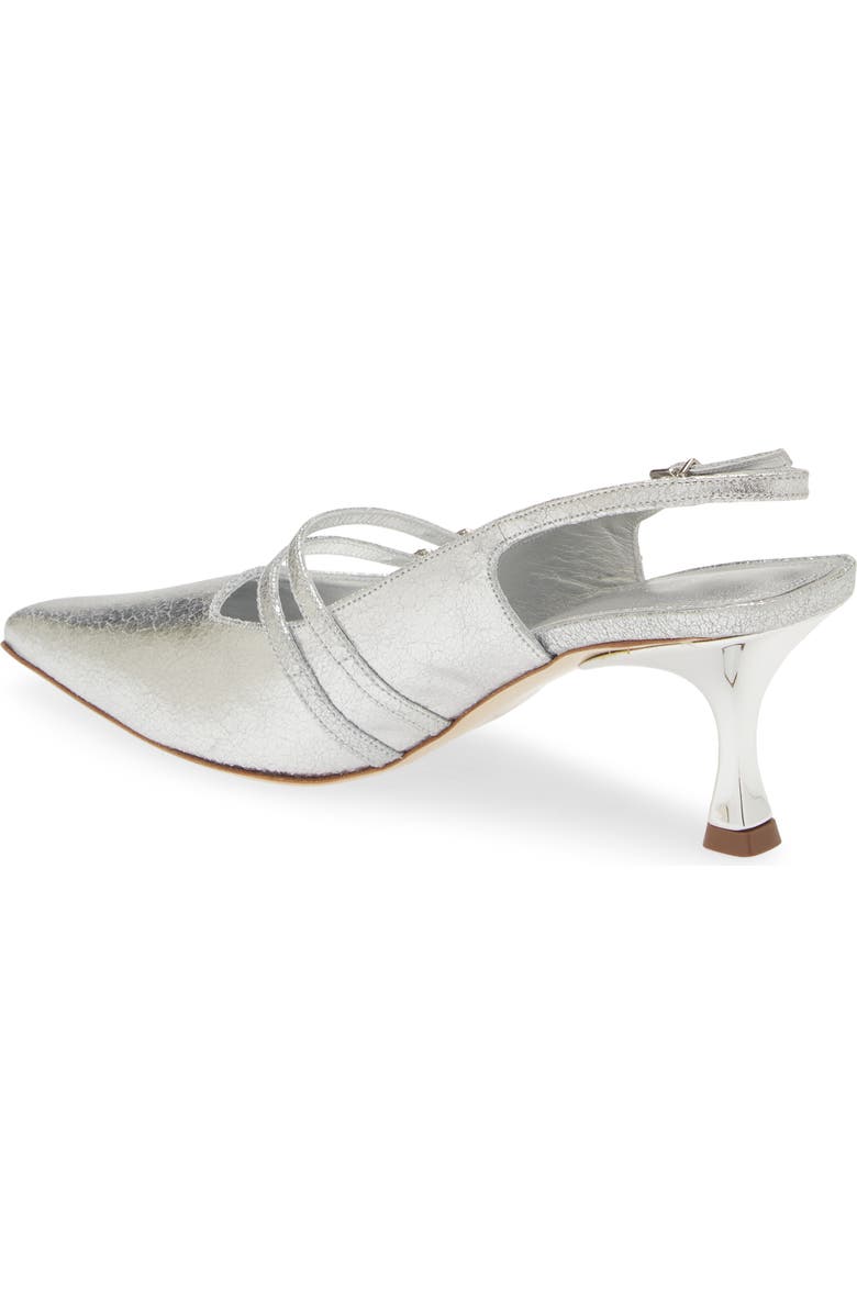 Avec Les Filles Kaia Double Strap Slingback Pump, Alternate, color, Silver