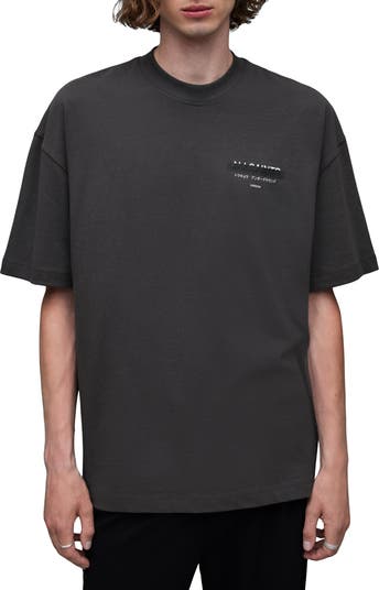 Redact Mock Neck Graphic T-Shirt
