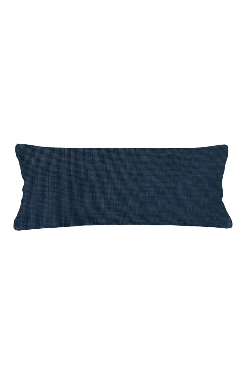 So Soft Linen Pillow with Down Insert, Alternate, color, Navy Blue