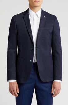 DIGEL Notch Lapel Cotton Blend Sport Coat