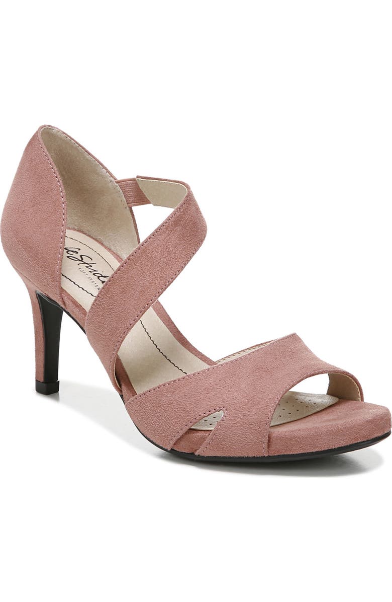 LifeStride Mega Asymmetric Strap Open Toe Pump, Main, color,