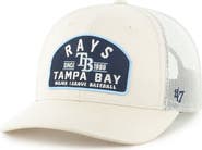 '47 Men's '47 Cream Tampa Bay Rays Leland Adjustable Trucker Hat