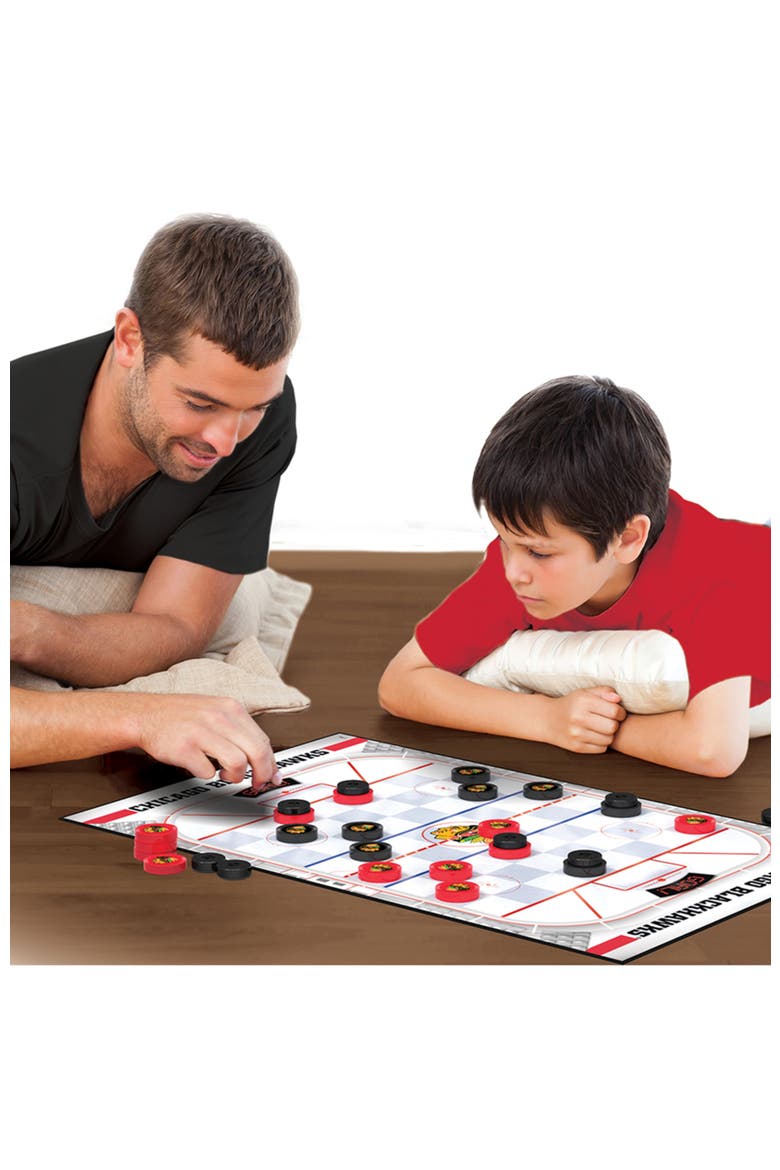 Chicago Blackhawks Checkers Board Game, Alternate, color, Multicolor