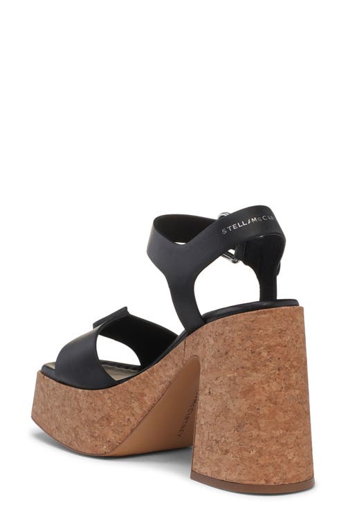 Stella Mccartney Skyla Platform Sandal In 1000 Black