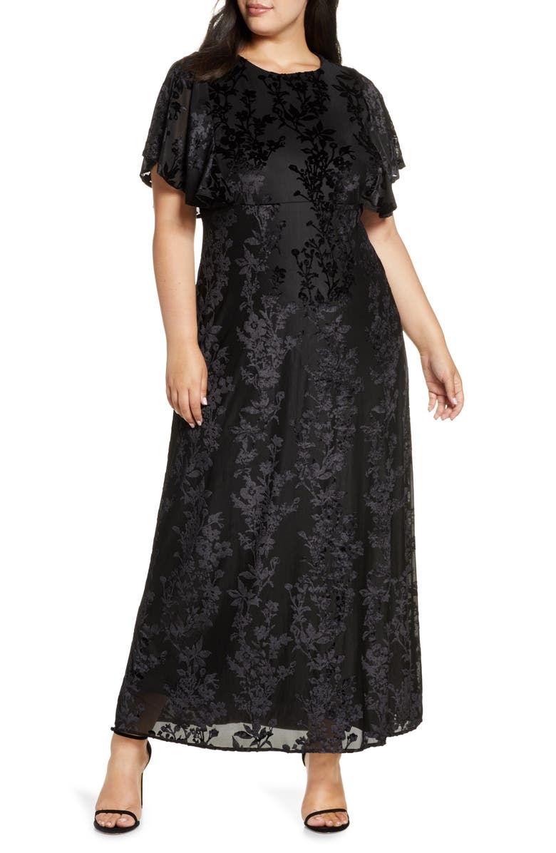 Kiyonna Parisian Dream Maxi Dress, Main, color, 