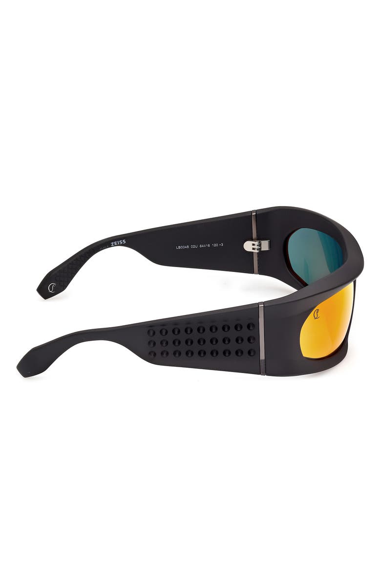 Christian Louboutin 64mm Geometric Sunglasses, Alternate, color, 