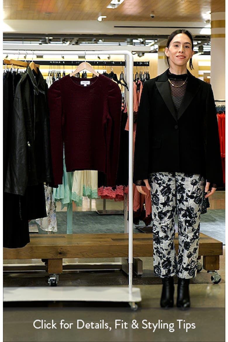 Wool & Cashmere Puff Sleeve Sweater video
