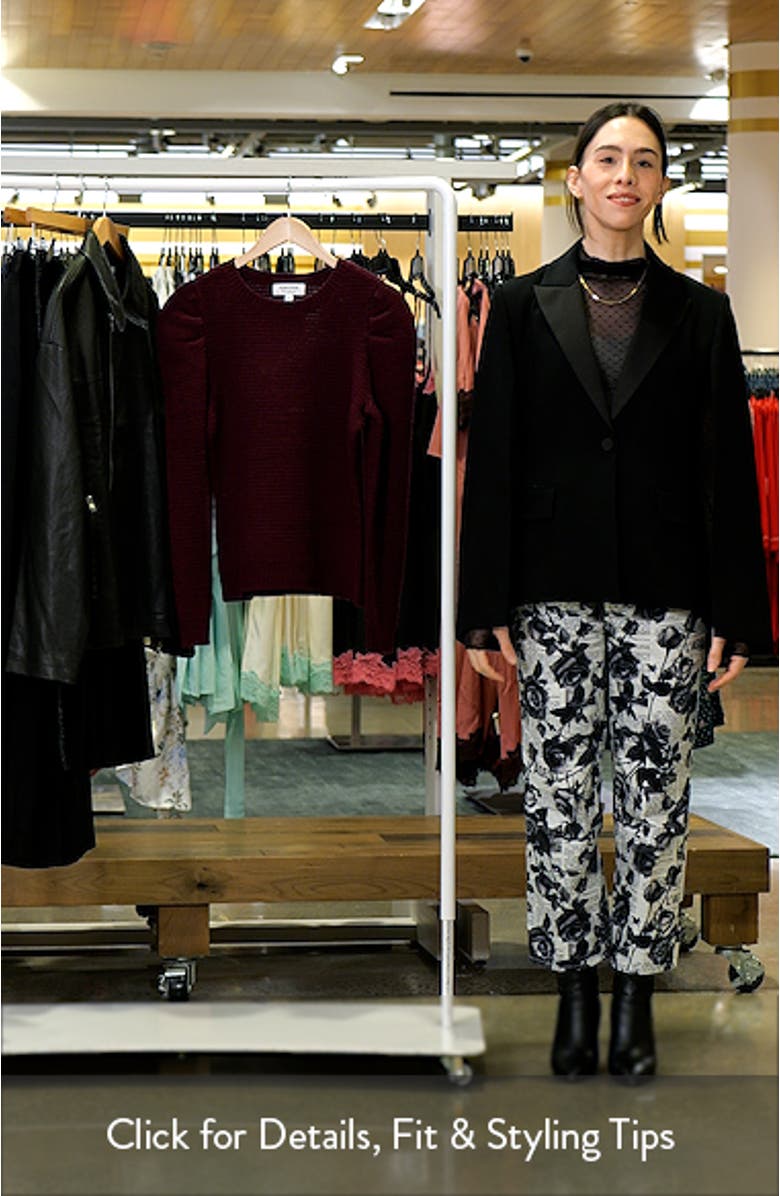 Wool & Cashmere Puff Sleeve Sweater, sales video thumbnail