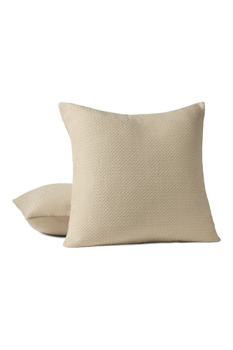 Honeycomb Organic Cotton Euro Pillow Sham, Main, color, UNDYED/ OYSTER