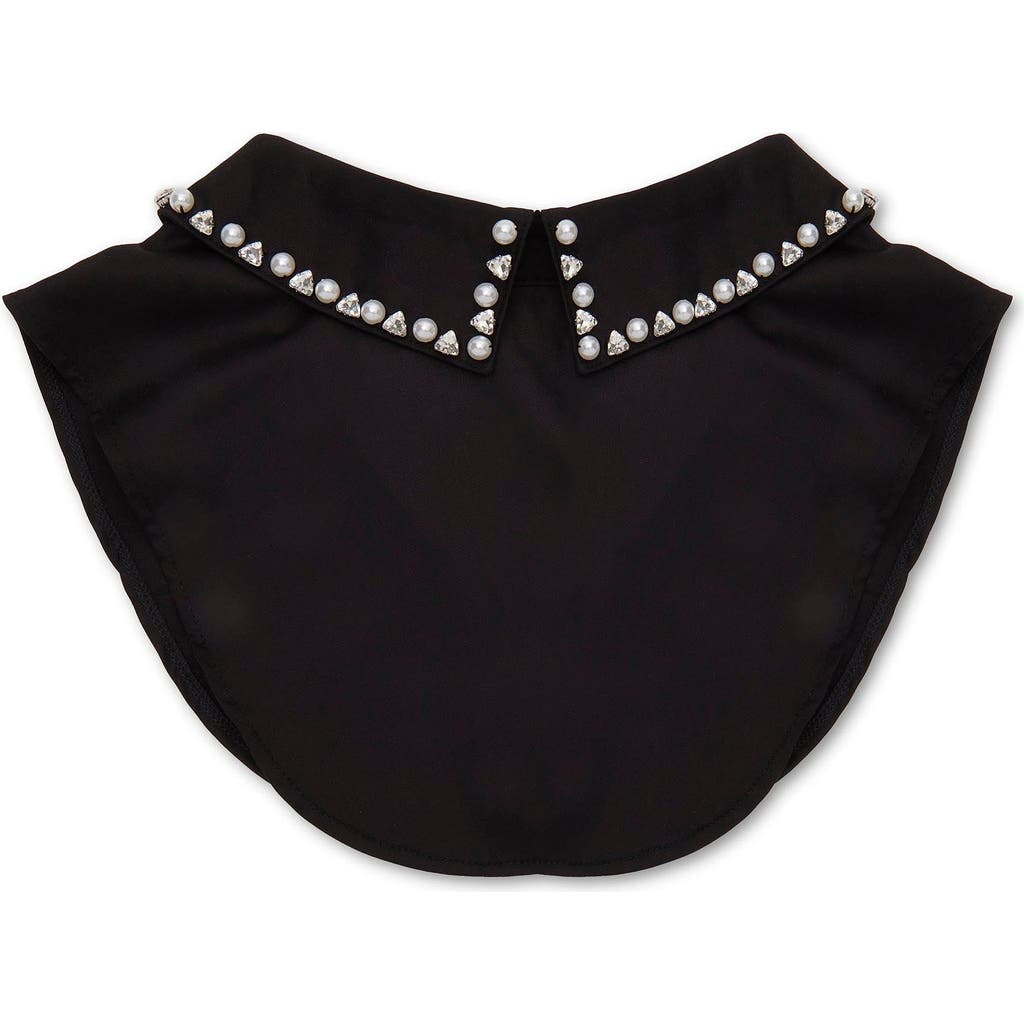Lele Sadoughi Geo Crystal Collar In Black