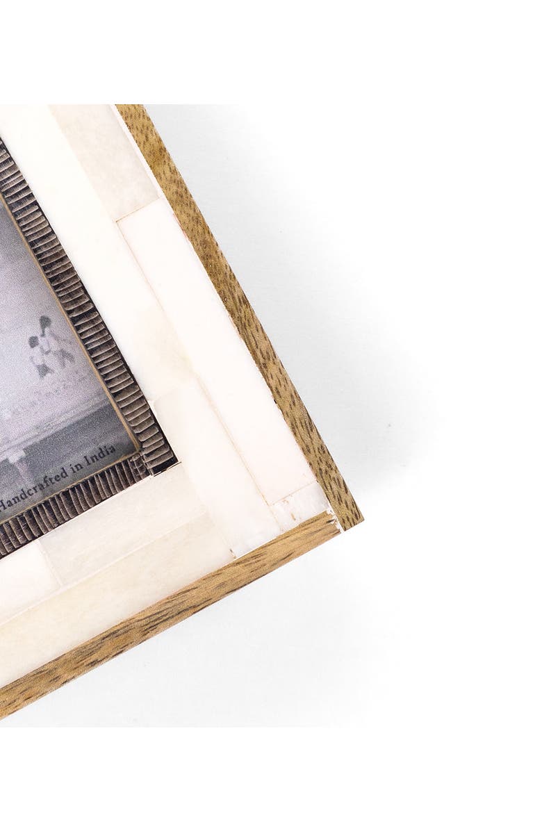 Matr Boomie Janaka Picture Frame - Carved Bone and Horn, Alternate, color, Carved Bone And Horn - 3X3